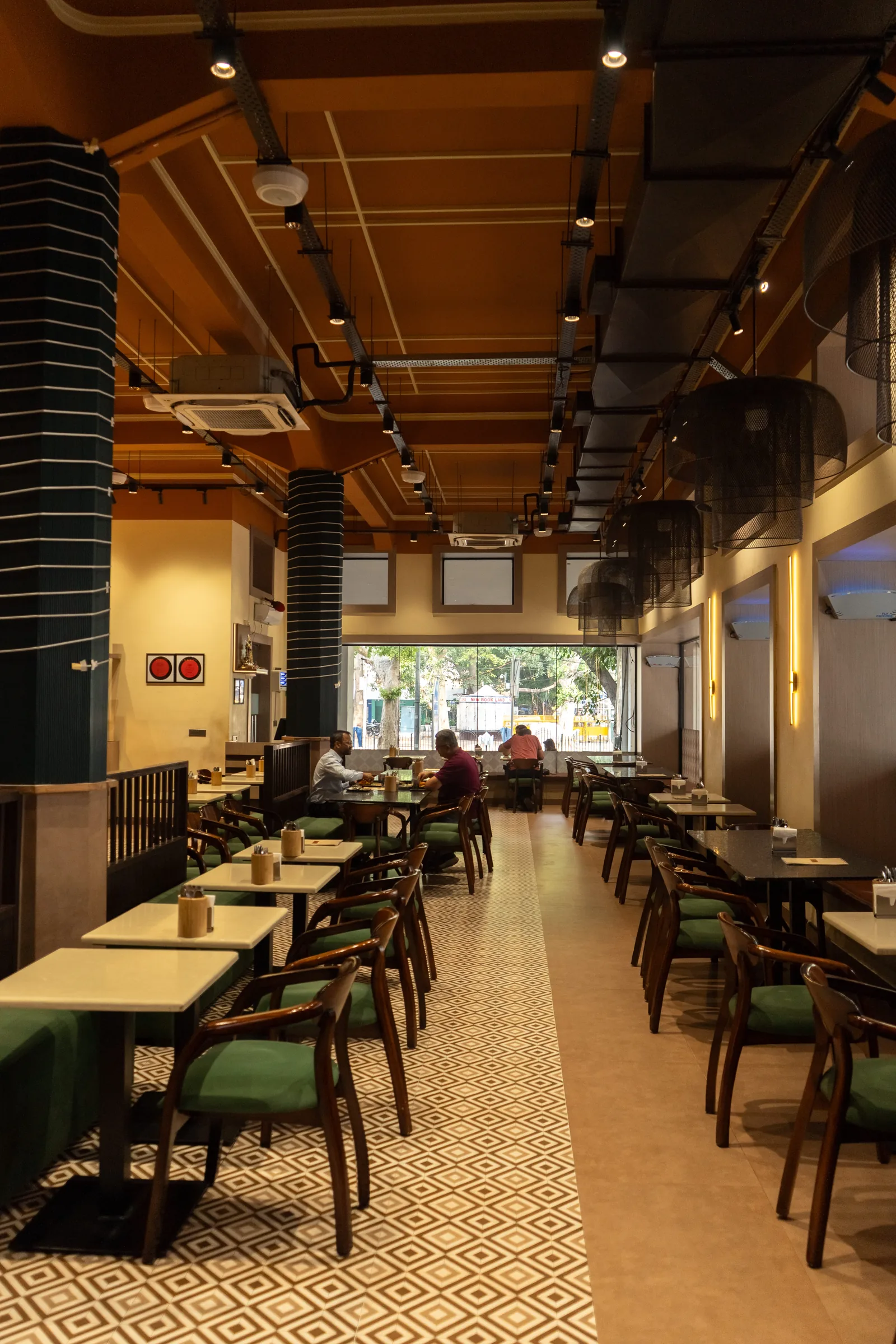 Warm dining hall at Gokulam